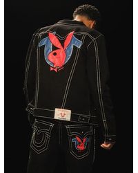 True Religion - Playboy X Jimmy Big T Jacket - Lyst