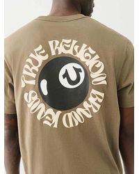 True Religion - Puff Print Billiards T-shirt - Lyst
