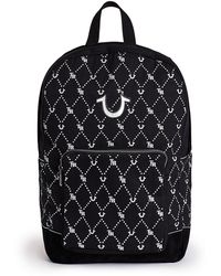 true religion backpack black