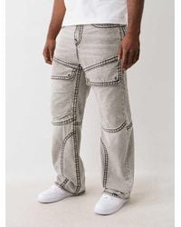 TRUE RELIGION Vinny Super Q Ultra Baggy Jean in Blue for Men | Lyst