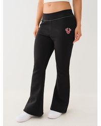 TRUE RELIGION - Big T Flare Sweat Pant - Lyst