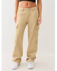 True Religion - Warped Horseshoe Single Needle Cargo Pant - Lyst