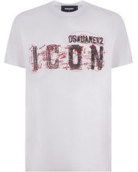 DSquared² - T-shirt 2 Scribble - Lyst