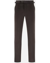 Turnbull & Asser - Brown Corduroy Henry Trousers - Lyst