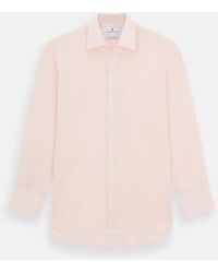 Turnbull & Asser - Pale Pink Cotton Cashmere Chelsea Shirt - Lyst