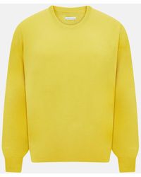 Turnbull & Asser - Canary Yellow Merino Round Neck Jumper - Lyst