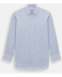 Turnbull & Asser - Pale Blue Pinstripe Mayfair Shirt - Lyst