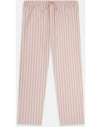 Turnbull & Asser - Orange Multi Track Stripe Pyjama Trousers - Lyst