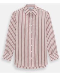 Turnbull & Asser - Red Multi Track Stripe Mayfair Shirt - Lyst