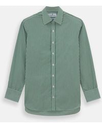 Turnbull & Asser - Dark Green Bengal Stripe Mayfair Shirt - Lyst