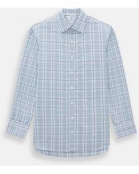 Turnbull & Asser - Blue And Green Multi Check Mayfair Shirt - Lyst