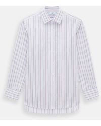 Turnbull & Asser - Purple And Blue Multi Stripe Mayfair Shirt - Lyst