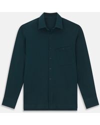 Turnbull & Asser - Dark Green Cotton Polo Shirt - Lyst