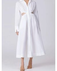C/meo Collective The Turn Through Dress - White