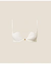 Twinset - Sweetheart Neckline Charmeuse Push-Up Bra - Lyst