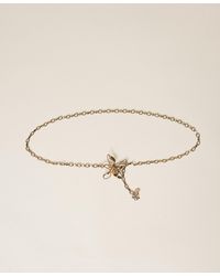 Twinset - Chain Belt With Flower - Lyst