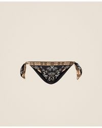 Twinset - Bikini Thong With Scarf Print - Lyst
