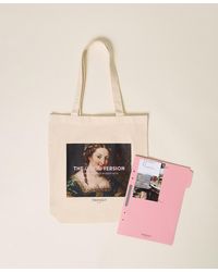 Twinset - Twill Tote Bag With Print - Lyst