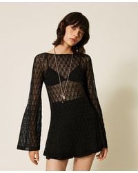 Twinset - Tunic Top With Flared Sleeves - Lyst