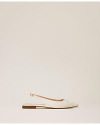 Twinset - Leather Sling Back Ballet Flats - Lyst