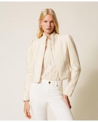Twinset - Bouclé Jacket With Sequins - Lyst