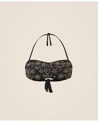 Twinset - Bandeau Bikini Top With Studs - Lyst