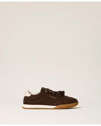 Twinset - Suede Trainers With Tassels - Lyst