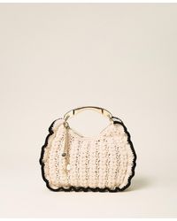 Twinset - Crochet Croissant Bag - Lyst