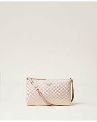 Twinset - Mini Satin Bag With Rhinestones - Lyst
