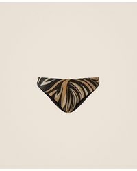 Twinset - Bikini Briefs With Lurex And Print - Lyst