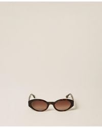 Twinset - Oval-Shaped Acetate Sunglasses - Lyst
