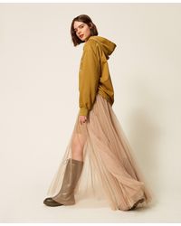 Twinset - Long Tulle Skirt - Lyst