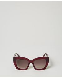 Twinset - Opalescent Oversized Sunglasses - Lyst