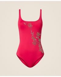 Twinset - One-Piece Swimsuit With Studs - Lyst