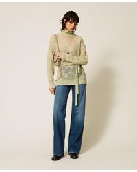 Twinset - Jacquard Alpaca Blend Maxi Jumper - Lyst