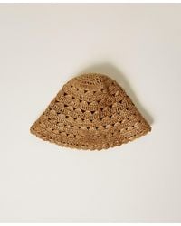Twinset - Crochet Bucket Hat - Lyst