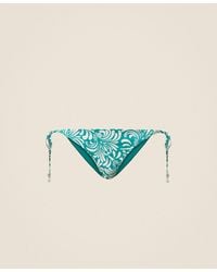 Twinset - Bikinitanga Mit Botanischem Printmotiv - Lyst