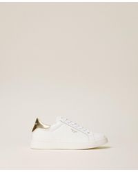 Twinset - Leather Trainers - Lyst