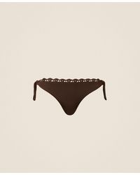 Twinset - Bikini Thong With Crochet Detail - Lyst