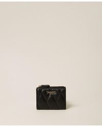 Twinset - Quilted Faux Leather Wallet - Lyst