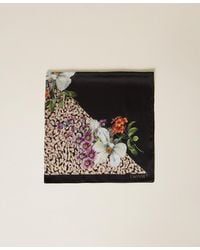Twinset - Foulard With Floral Print - Lyst