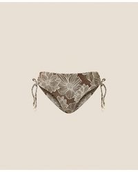 Twinset - Jacquard Bikini Bottoms With Pearls - Lyst