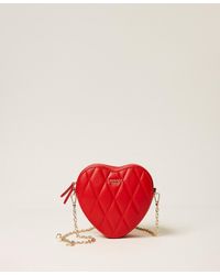 Twinset - Mini Heart-Shaped Bag With Cross-Body Strap - Lyst