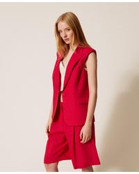 Twinset - Linen Blend Waistcoat - Lyst