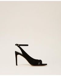 Twinset - Suede Sandals - Lyst