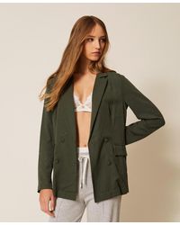 Twinset - Twill Blazer With Studs - Lyst