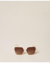 Twinset - Square-Shaped Metal Sunglasses - Lyst
