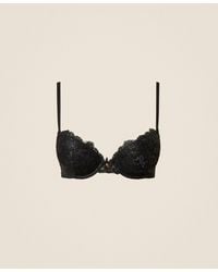 Twinset - Embroidered Tulle Push-Up Bra - Lyst