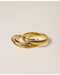 Twinset - Set Of Bracelets With Logo - Lyst
