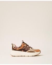 Twinset - Leather Running Trainers - Lyst